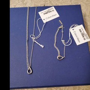 Calvin Klein necklace and bracelet set, NWT